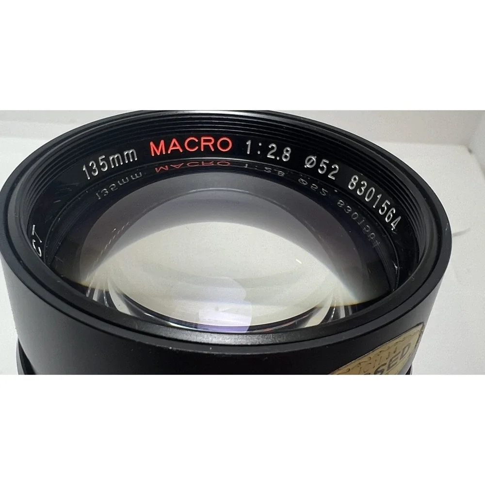 8301564 135mm f/2.8 MACRO 1:5 Minolta MD Mount Manual‎ Focus Lens Ø52mm Kalimar